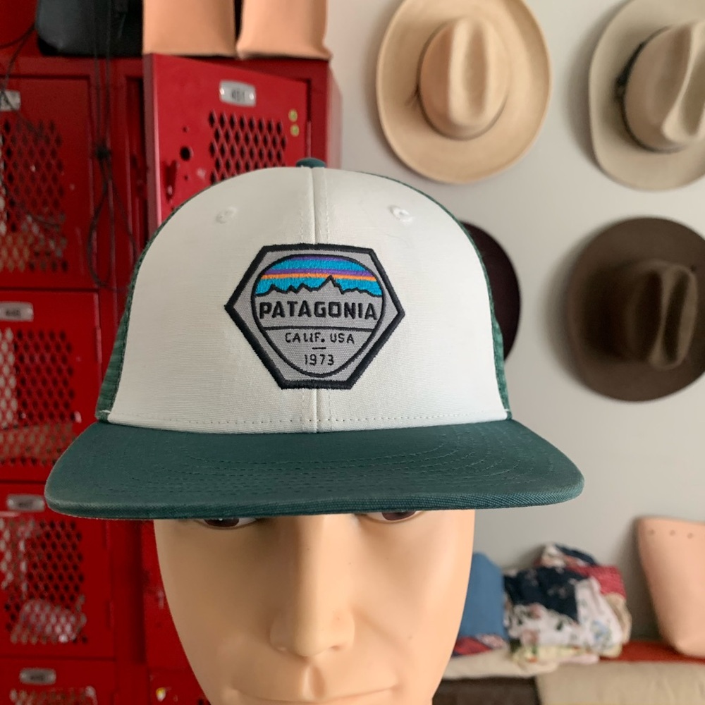 Patagonia trucker hat used in basically brand new condition.